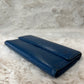 Epi Leather Portefeuille Long Wallet - Blue Epi