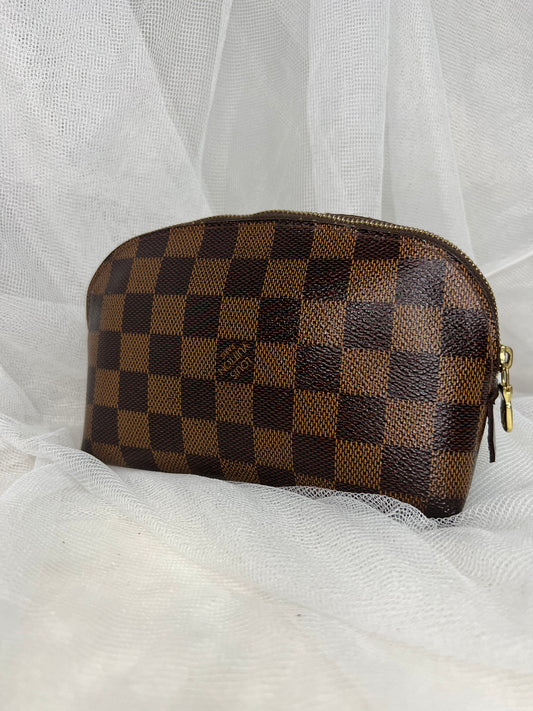 Damier Ebene Cosmetic Pouch
