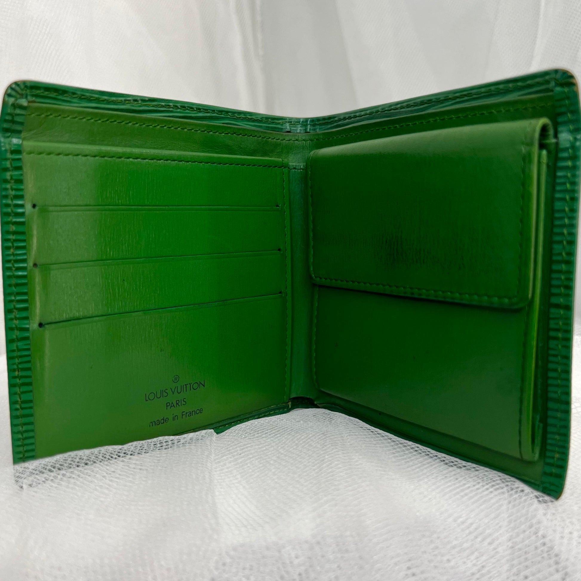 Epi Leather Borneo Green Bifold Wallet – The Brown Bag Boutique