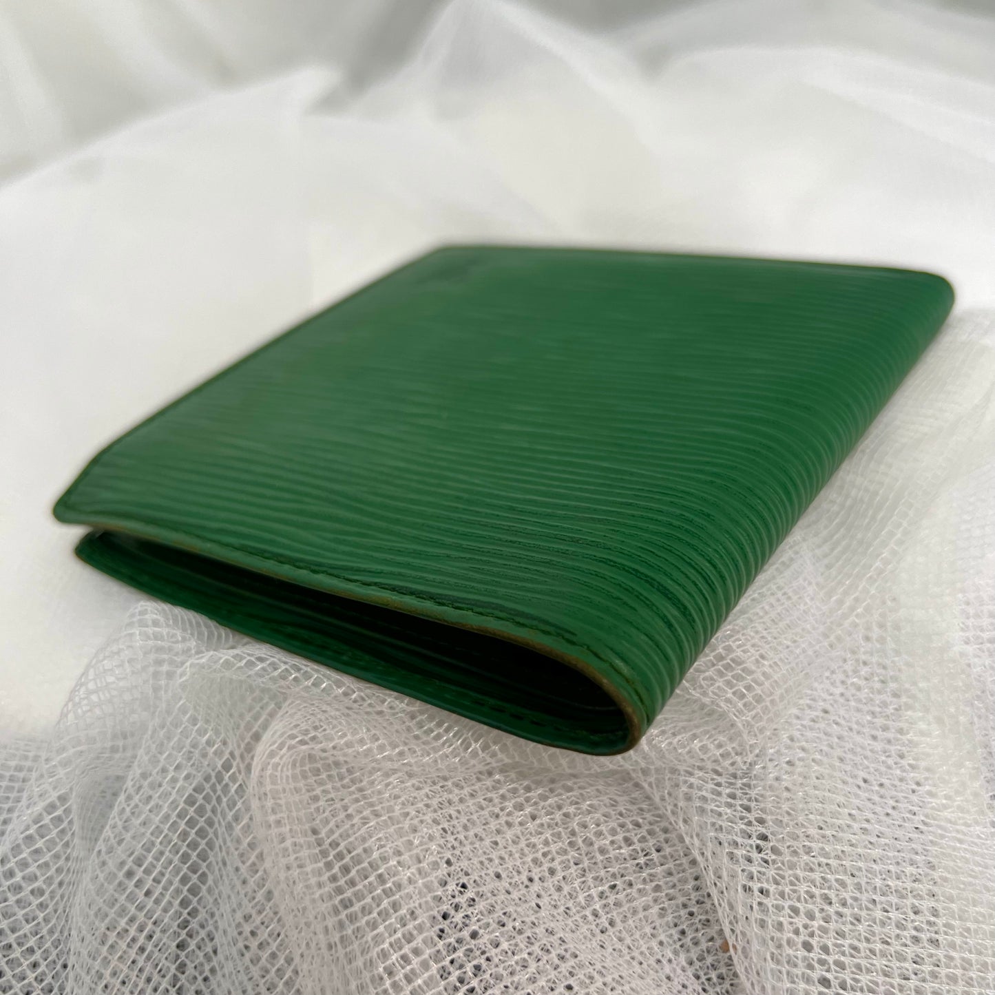 Epi Leather Borneo Green Bifold Wallet